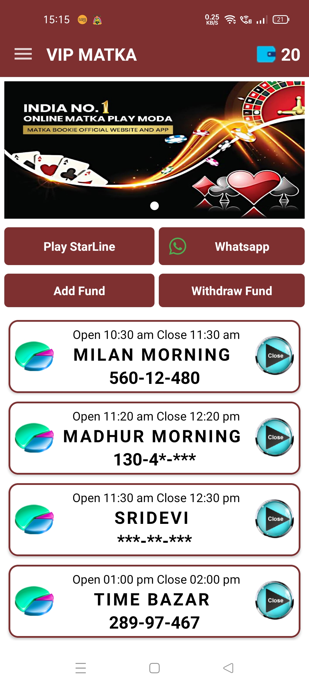 online matka app